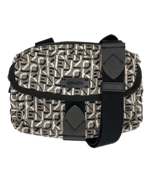 KENZO（ケンゾー）KENZO (ケンゾー) JACQUARD MINI  CROSSBODY BAG ブラックの古着・服飾アイテム