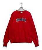 Champion×MoMAチャンピオン×モマ）の古着「MoMA Edition リバースウィーブスウェット」｜レッド