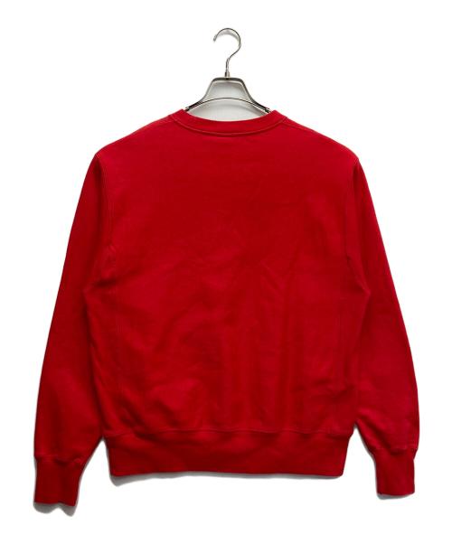 Champion（チャンピオン）Champion (チャンピオン) MoMA (モマ) MoMA Edition リバースウィーブスウェット レッド サイズ:XLの古着・服飾アイテム