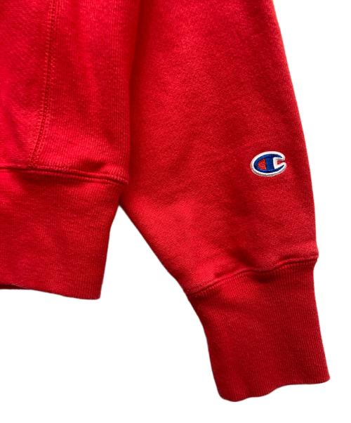 Champion（チャンピオン）Champion (チャンピオン) MoMA (モマ) MoMA Edition リバースウィーブスウェット レッド サイズ:XLの古着・服飾アイテム