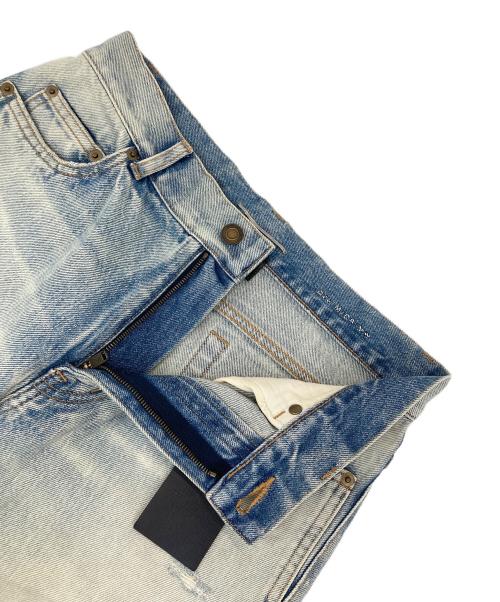 Saint Laurent Paris（サンローランパリ）Saint Laurent Paris (サンローランパリ) ダメージウォッシュ加工デニムパンツ ブルー サイズ:71cm (W28)の古着・服飾アイテム
