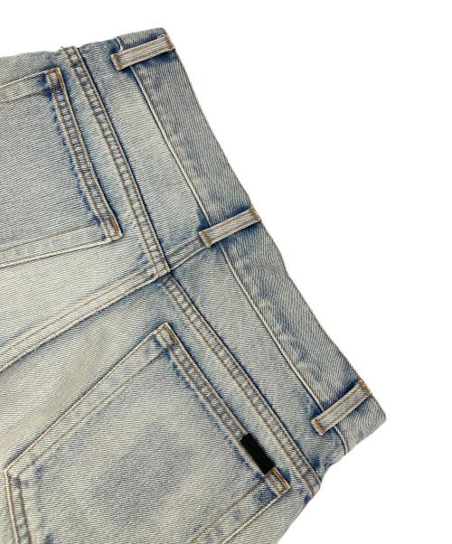 Saint Laurent Paris（サンローランパリ）Saint Laurent Paris (サンローランパリ) ダメージウォッシュ加工デニムパンツ ブルー サイズ:71cm (W28)の古着・服飾アイテム