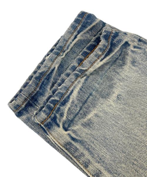 Saint Laurent Paris（サンローランパリ）Saint Laurent Paris (サンローランパリ) ダメージウォッシュ加工デニムパンツ ブルー サイズ:71cm (W28)の古着・服飾アイテム