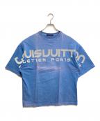LOUIS VUITTONルイ ヴィトン）の古着「リフレクティブロゴオーバーTシャツ」｜ブルー