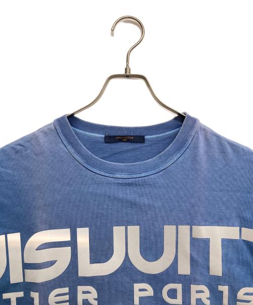 LOUIS VUITTON（ルイ ヴィトン）LOUIS VUITTON (ルイ ヴィトン) リフレクティブロゴオーバーTシャツ ブルー サイズ:XSの古着・服飾アイテム