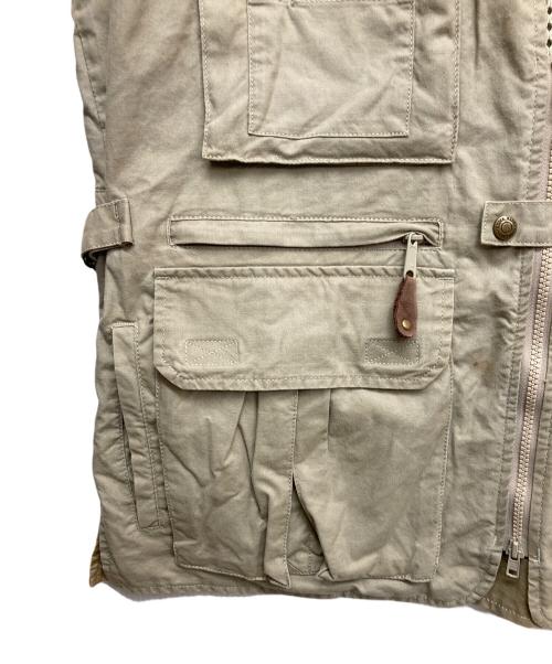 Eddie Bauer（エディーバウアー）Eddie Bauer (エディーバウアー) フィッシングベスト ベージュ サイズ:Mの古着・服飾アイテム