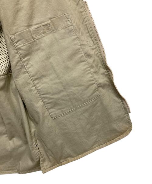 Eddie Bauer（エディーバウアー）Eddie Bauer (エディーバウアー) フィッシングベスト ベージュ サイズ:Mの古着・服飾アイテム