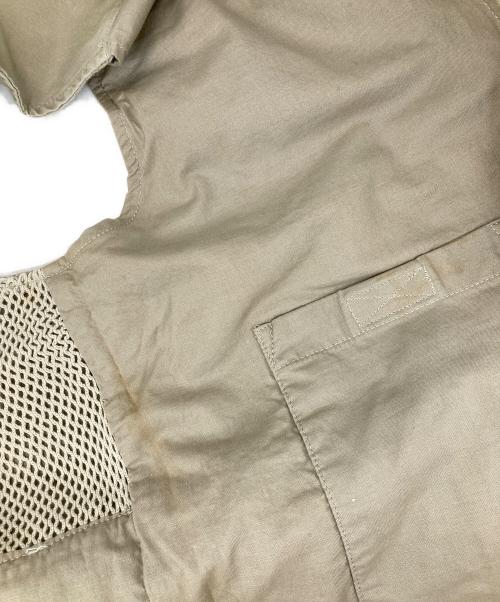 Eddie Bauer（エディーバウアー）Eddie Bauer (エディーバウアー) フィッシングベスト ベージュ サイズ:Mの古着・服飾アイテム