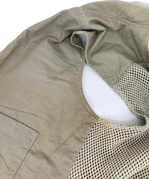 Eddie Bauer（エディーバウアー）Eddie Bauer (エディーバウアー) フィッシングベスト ベージュ サイズ:Mの古着・服飾アイテム