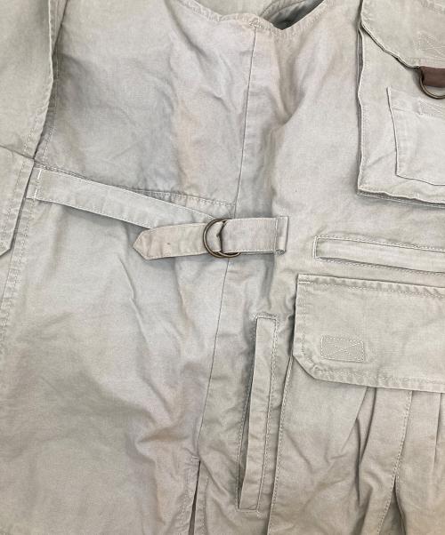 Eddie Bauer（エディーバウアー）Eddie Bauer (エディーバウアー) フィッシングベスト ベージュ サイズ:Mの古着・服飾アイテム