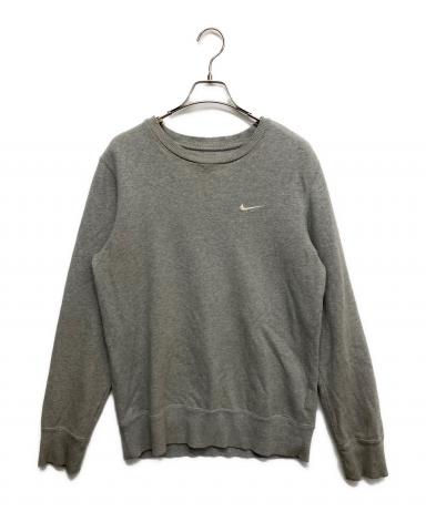 中古・古着通販】NIKE (ナイキ) ワンポイントロゴスウェット グレー