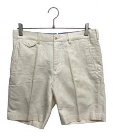 POLO RALPH LAUREN（ポロ・ラルフローレン）の古着「リネンショーツ」｜ホワイト