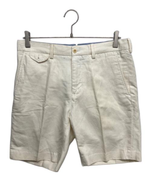 POLO RALPH LAUREN（ポロ・ラルフローレン）POLO RALPH LAUREN (ポロ・ラルフローレン) リネンショーツ ホワイト サイズ:W30の古着・服飾アイテム