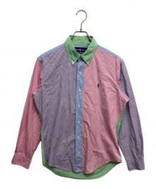 POLO RALPH LAUREN（ポロ・ラルフローレン）の古着「パッチワークBDシャツ」｜マルチカラー