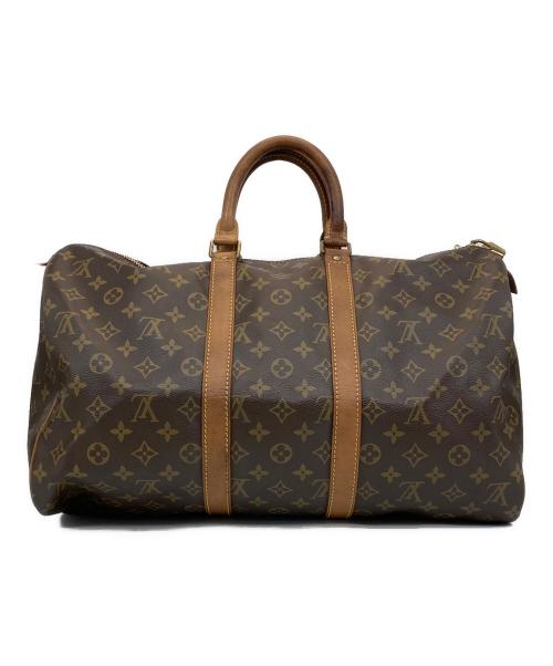 LOUIS VUITTON（ルイ ヴィトン）LOUIS VUITTON (ルイ ヴィトン) トラベルバッグ ブラウンの古着・服飾アイテム