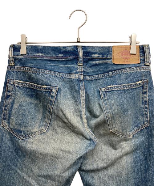 Hysteric Glamour（ヒステリックグラマー）Hysteric Glamour (ヒステリックグラマー) スタッズ小窓ダメージデニムパンツ インディゴ サイズ:30の古着・服飾アイテム