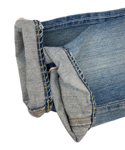 Hysteric Glamour（ヒステリックグラマー）Hysteric Glamour (ヒステリックグラマー) スタッズ小窓ダメージデニムパンツ インディゴ サイズ:30の古着・服飾アイテム