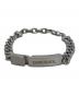 DIESEL（ディーゼル）の古着「ロゴSTEELブレスレット」｜シルバー