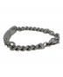 DIESEL (ディーゼル) ロゴSTEELブレスレット シルバー：6000円