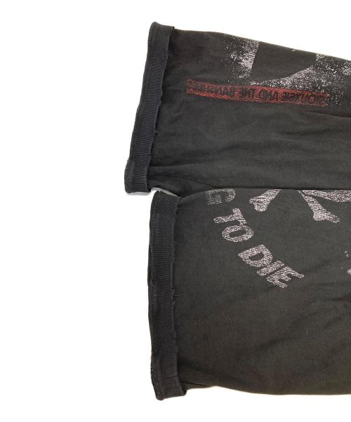 FreeWorldOrde（フリーワールドオーダー）FreeWorldOrde (フリーワールドオーダー) ダメージロングスリーブTシャツ ブラック サイズ:Lの古着・服飾アイテム