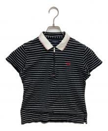 BURBERRY GOLF（バーバリーゴルフ）の古着「ポロシャツ」｜ブラック