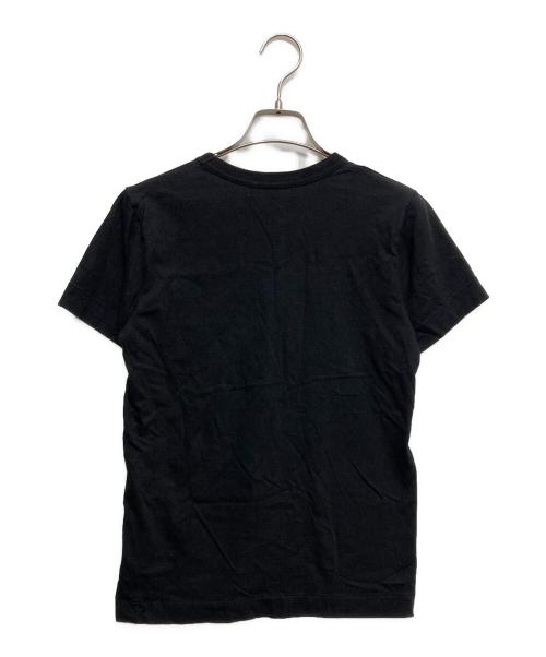 PLAY COMME des GARCONS（プレイコムデギャルソン）PLAY COMME des GARCONS (プレイコムデギャルソン) ハート刺繍Tシャツ ブラック サイズ:Mの古着・服飾アイテム