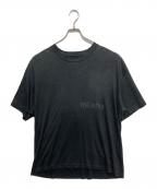 steinシュタイン）の古着「PRINT TEE HELVETICA」｜ブラック