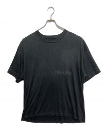 stein（シュタイン）の古着「PRINT TEE HELVETICA」｜ブラック
