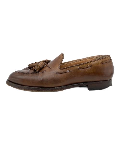 Crockett & Jones（クロケット＆ジョーンズ）Crockett & Jones (クロケット＆ジョーンズ) CAVENDISH 2 タッセルローファー ブラウン サイズ:9Eの古着・服飾アイテム
