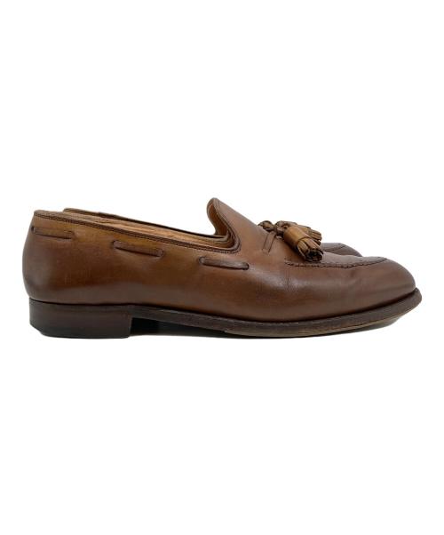 Crockett & Jones（クロケット＆ジョーンズ）Crockett & Jones (クロケット＆ジョーンズ) CAVENDISH 2 タッセルローファー ブラウン サイズ:9Eの古着・服飾アイテム
