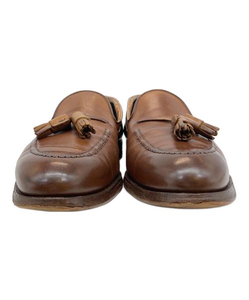 Crockett & Jones（クロケット＆ジョーンズ）Crockett & Jones (クロケット＆ジョーンズ) CAVENDISH 2 タッセルローファー ブラウン サイズ:9Eの古着・服飾アイテム