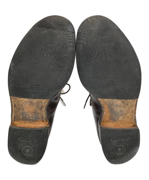 Alden（オールデン）ALDEN (オールデン) パンチドキャップトゥコードバンシューズ バーガンディー サイズ:9 1/2Dの古着・服飾アイテム