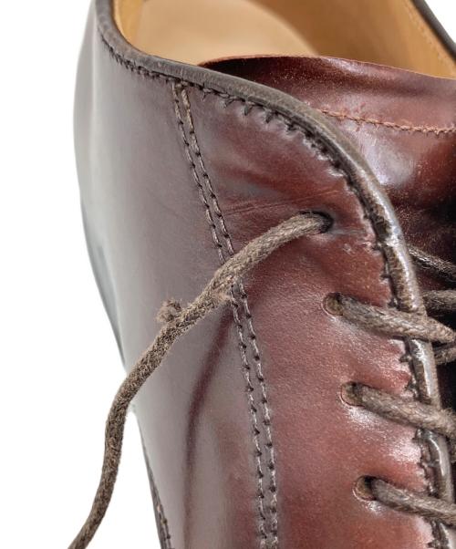 Alden（オールデン）ALDEN (オールデン) パンチドキャップトゥコードバンシューズ バーガンディー サイズ:9 1/2Dの古着・服飾アイテム