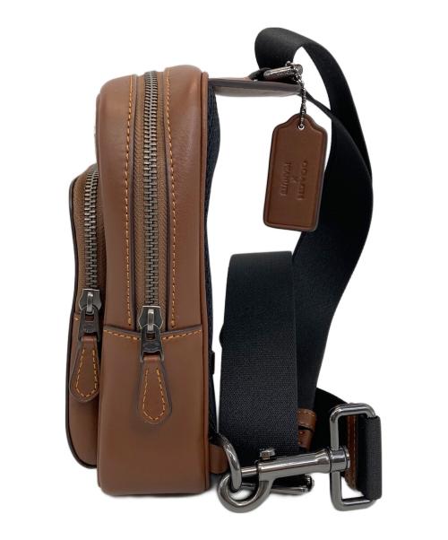 COACH（コーチ）COACH (コーチ) シグネチャー スヌーピー プリントバッグ ブラウンの古着・服飾アイテム