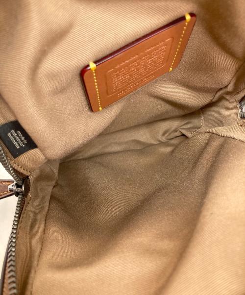 COACH（コーチ）COACH (コーチ) シグネチャー スヌーピー プリントバッグ ブラウンの古着・服飾アイテム