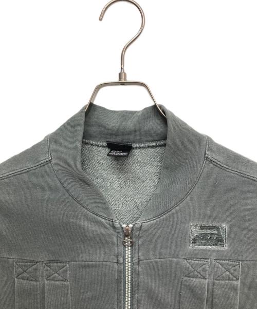 DIESEL（ディーゼル）DIESEL (ディーゼル) ジップアップジャケット グレー サイズ:Sの古着・服飾アイテム