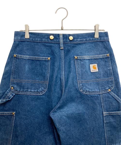 CarHartt（カーハート）CarHartt (カーハート) ダブルニーデニムパンツ ブルー サイズ:W30の古着・服飾アイテム