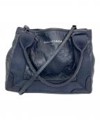 BALENCIAGAバレンシアガ）の古着「ネイビーカバスXS」｜ネイビー