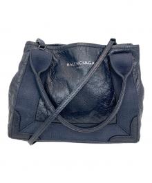 BALENCIAGA（バレンシアガ）の古着「ネイビーカバスXS」｜ネイビー