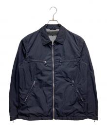 COMME des GARCONS HOMME（コムデギャルソン オム）の古着「ナイロンジップアップジャケット」｜ネイビー