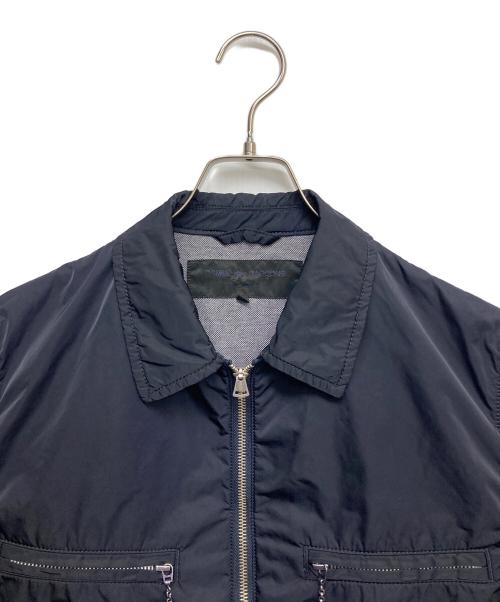 COMME des GARCONS HOMME（コムデギャルソン オム）COMME des GARCONS HOMME (コムデギャルソン オム) ナイロンジップアップジャケット ネイビー サイズ:Sの古着・服飾アイテム