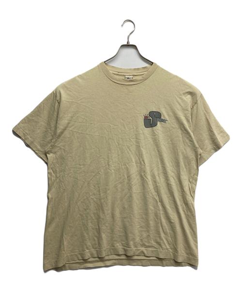 stussy（ステューシー）stussy (ステューシー) crown logo t-shirt イエロー サイズ:2XLの古着・服飾アイテム