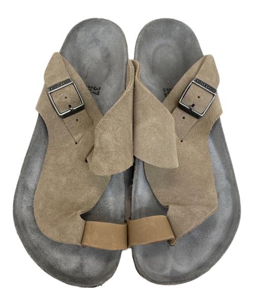 BIRKENSTOCK（ビルケンシュトック）BIRKENSTOCK (ビルケンシュトック) JOURNAL STANDARD relume (ジャーナルスタンダード レリューム) 別注Byblos スウェードサンダル ベージュ サイズ:37の古着・服飾アイテム