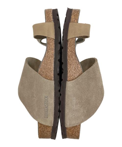 BIRKENSTOCK（ビルケンシュトック）BIRKENSTOCK (ビルケンシュトック) JOURNAL STANDARD relume (ジャーナルスタンダード レリューム) 別注Byblos スウェードサンダル ベージュ サイズ:37の古着・服飾アイテム