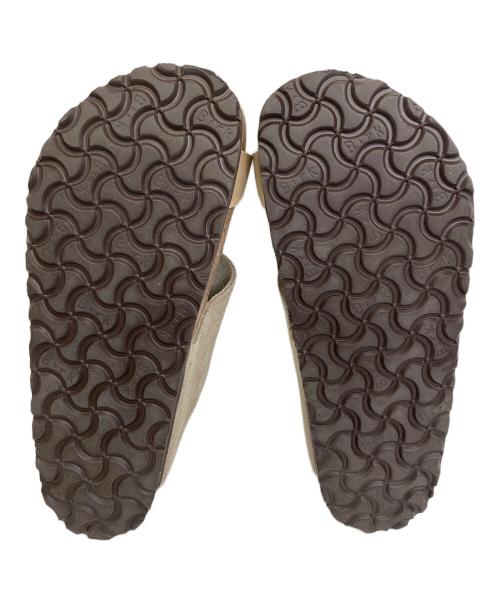 BIRKENSTOCK（ビルケンシュトック）BIRKENSTOCK (ビルケンシュトック) JOURNAL STANDARD relume (ジャーナルスタンダード レリューム) 別注Byblos スウェードサンダル ベージュ サイズ:37の古着・服飾アイテム