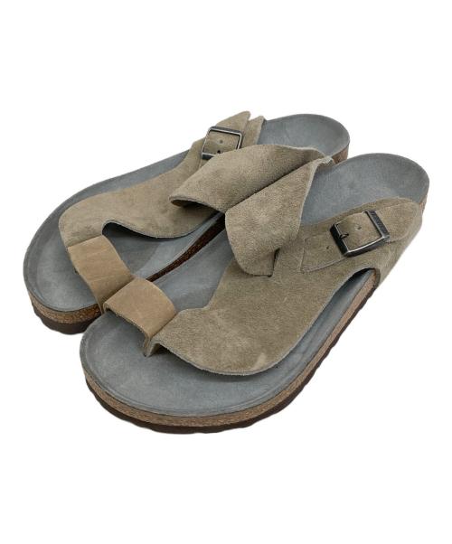 BIRKENSTOCK（ビルケンシュトック）BIRKENSTOCK (ビルケンシュトック) JOURNAL STANDARD relume (ジャーナルスタンダード レリューム) 別注Byblos スウェードサンダル ベージュ サイズ:42の古着・服飾アイテム