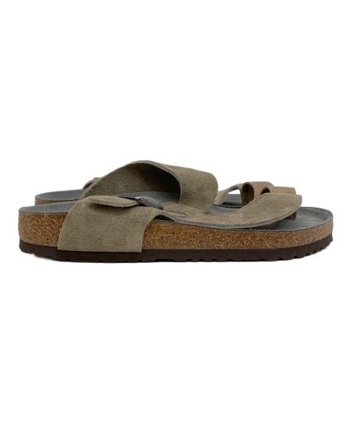 BIRKENSTOCK（ビルケンシュトック）BIRKENSTOCK (ビルケンシュトック) JOURNAL STANDARD relume (ジャーナルスタンダード レリューム) 別注Byblos スウェードサンダル ベージュ サイズ:42の古着・服飾アイテム