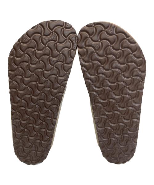 BIRKENSTOCK（ビルケンシュトック）BIRKENSTOCK (ビルケンシュトック) JOURNAL STANDARD relume (ジャーナルスタンダード レリューム) 別注Byblos スウェードサンダル ベージュ サイズ:42の古着・服飾アイテム