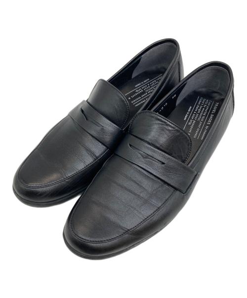 travel shoes by chausser（トラベルシューズバイショセ）TRAVEL SHOES by chausser (トラベルシューズバイショセ) コインローファー ブラック サイズ:39の古着・服飾アイテム
