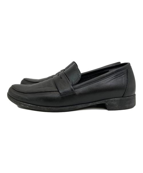 travel shoes by chausser（トラベルシューズバイショセ）TRAVEL SHOES by chausser (トラベルシューズバイショセ) コインローファー ブラック サイズ:39の古着・服飾アイテム